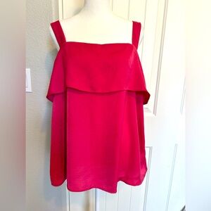 NWOT Large Pink Banana Republic tie back top